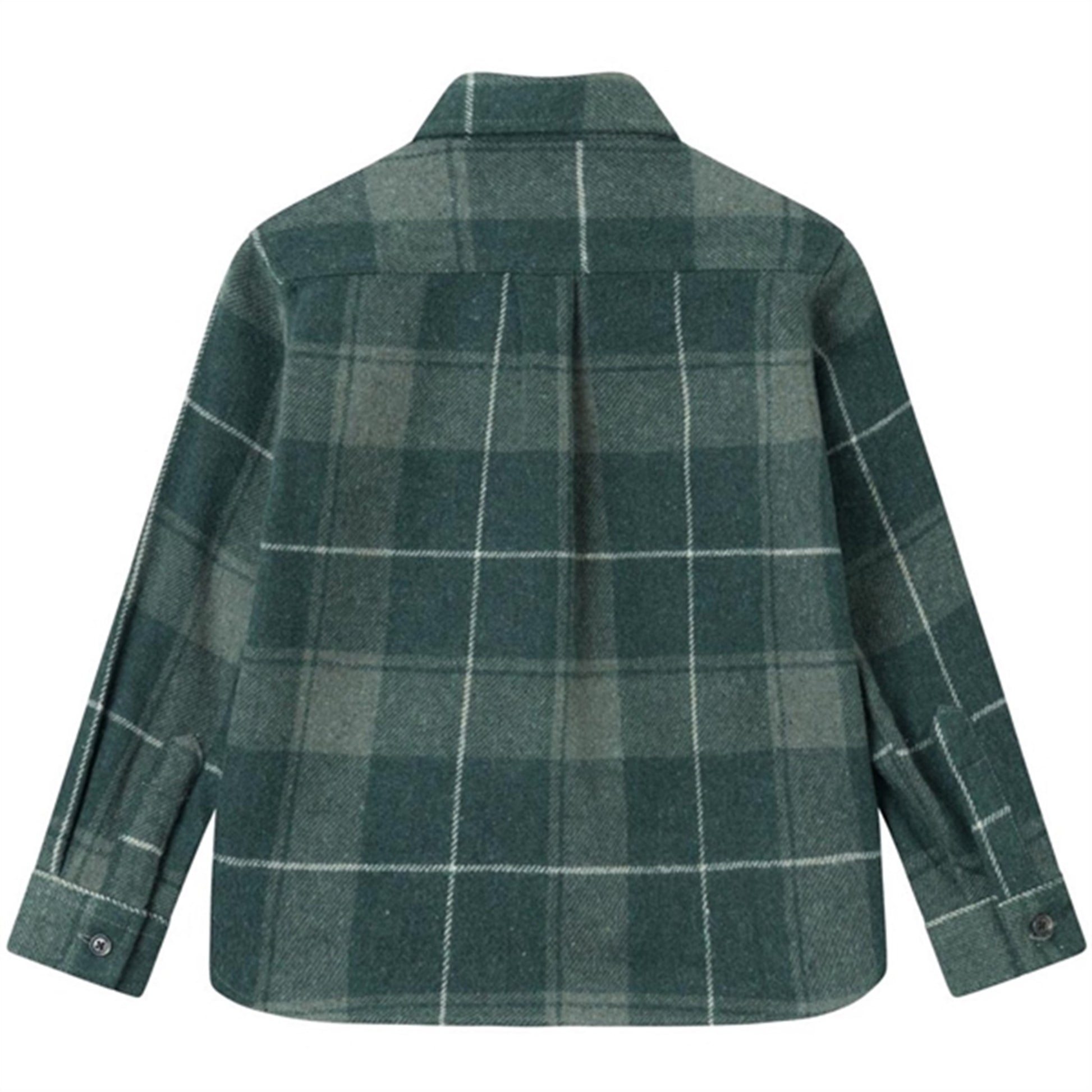 Les Deux Kids Olive Night/Dusty Moss Lennon Check Overshirt