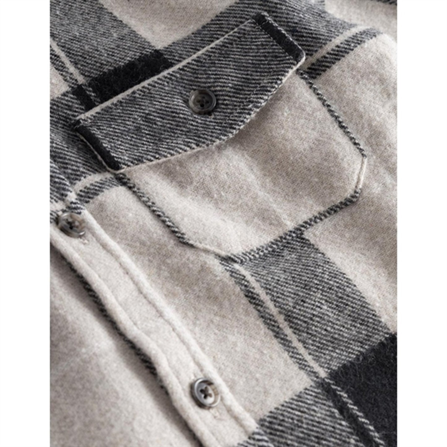 Les Deux Kids Dusty Teak/Black Lennon Check Overshirt