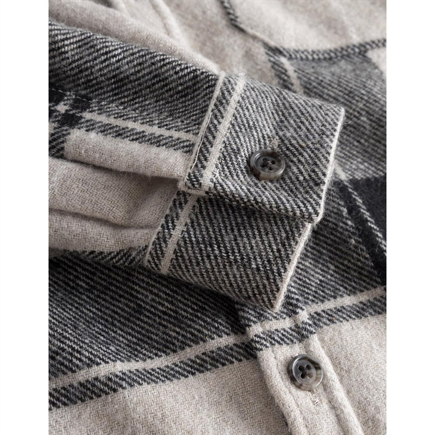 Les Deux Kids Dusty Teak/Black Lennon Check Overshirt