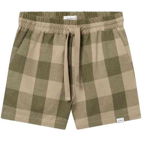Les Deux Kids Olive Night/Light Desert Sand Hank Buffalo Shorts