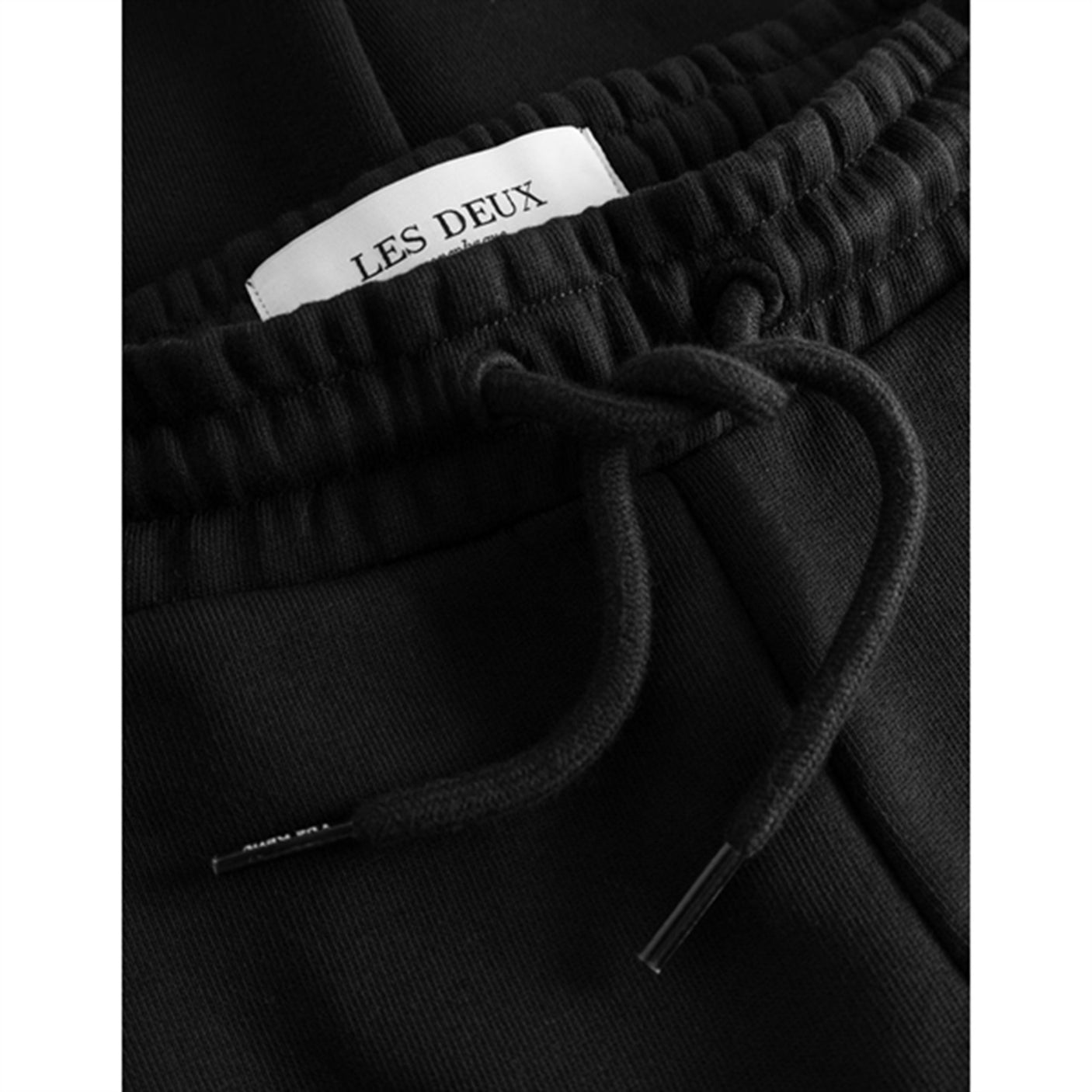 Les Deux Kids Black/Ivory Blake Sweatpants 2.0