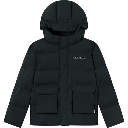 Les Deux Kids Black Maddox Puffer Jacket
