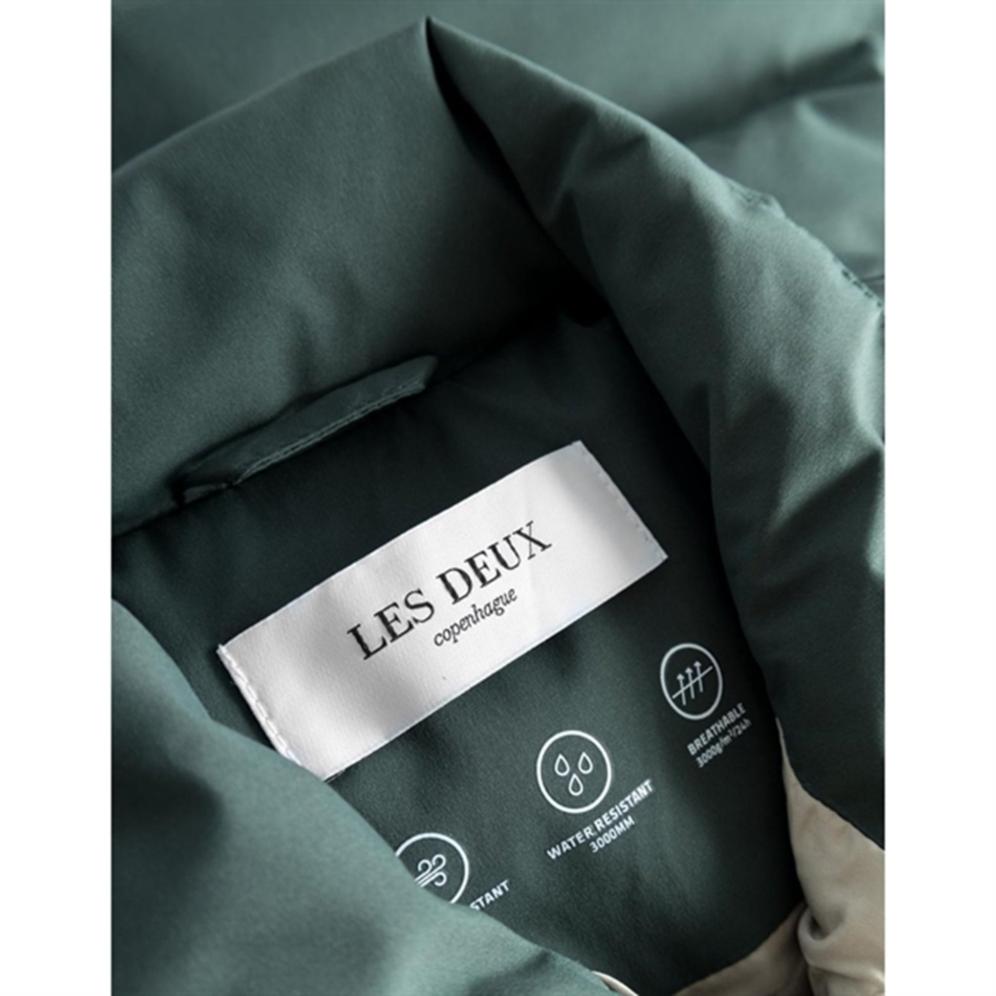 Les Deux Kids Pine Green Maddox Puffer Vest