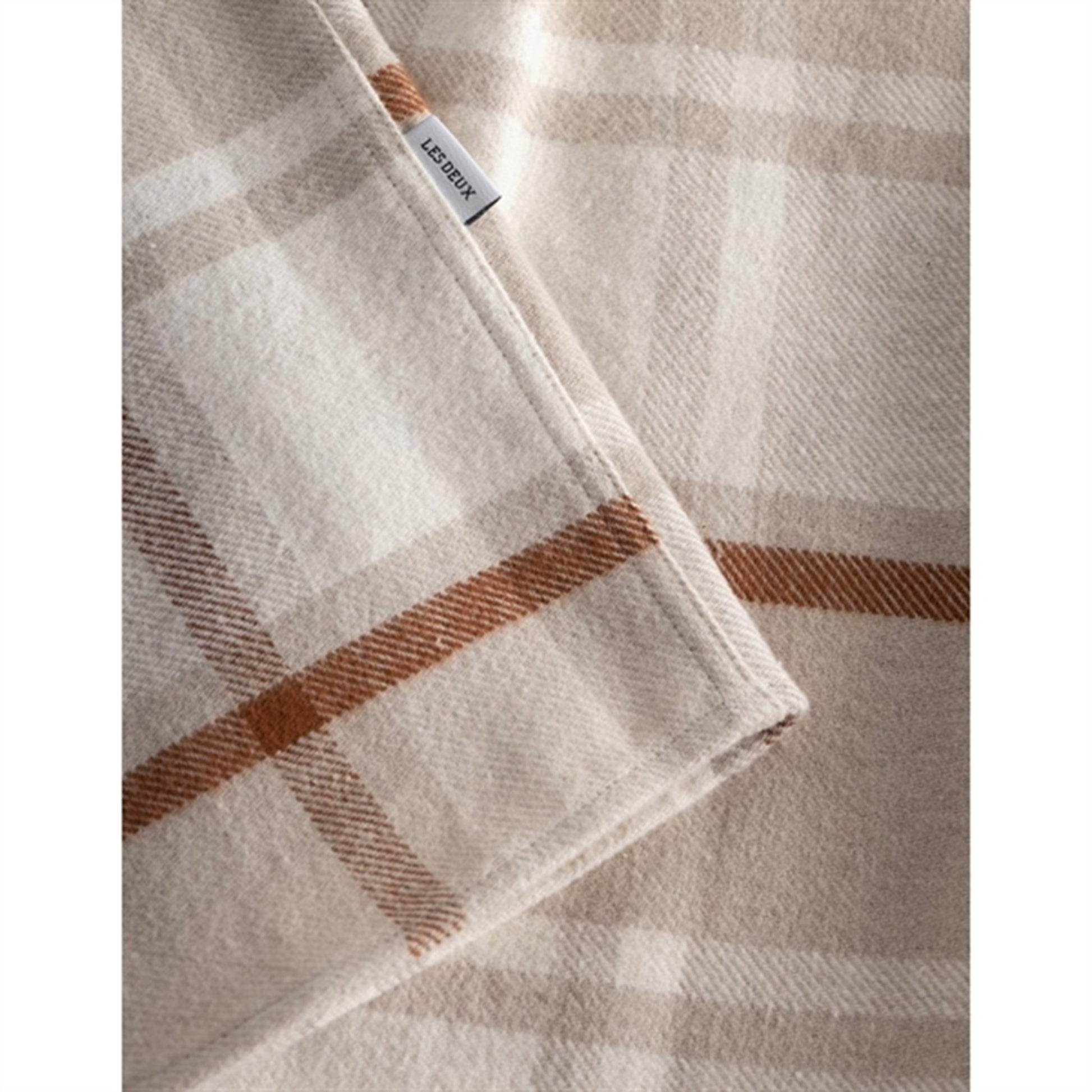 Les Deux Kids Light Desert Sand/Light Ivory Joseph Check Overshirt