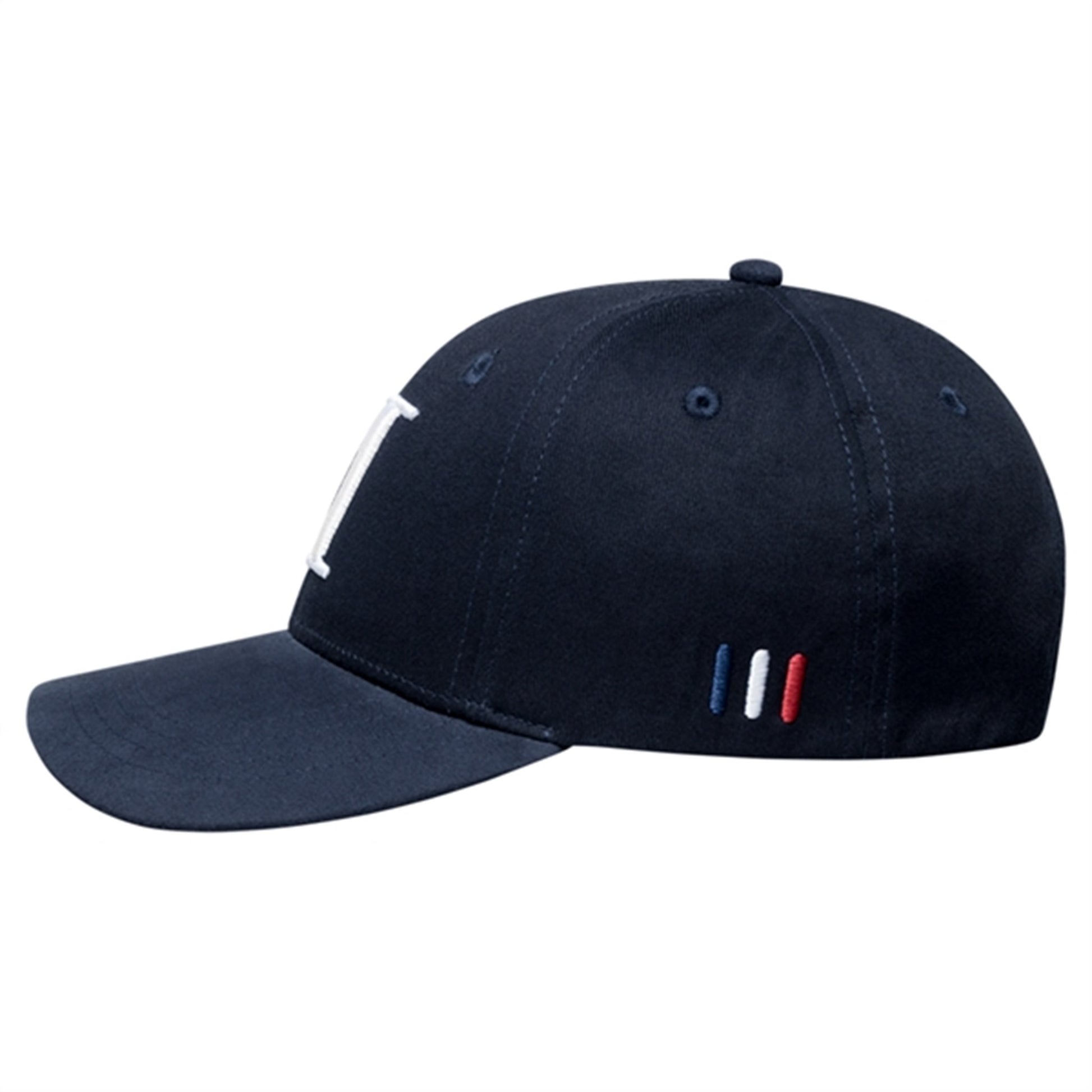 Les Deux Kids Dark Navy/White Baseball Cap Encore Suede
