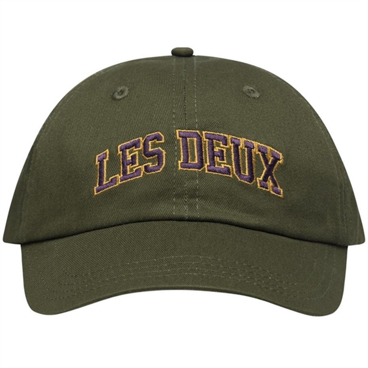 Les Deux Kids Forrest Green/Dusty Plum Blake Dad Cap 2.0