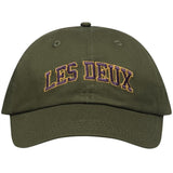 Les Deux Kids Forrest Green/Dusty Plum Blake Dad Cap 2.0