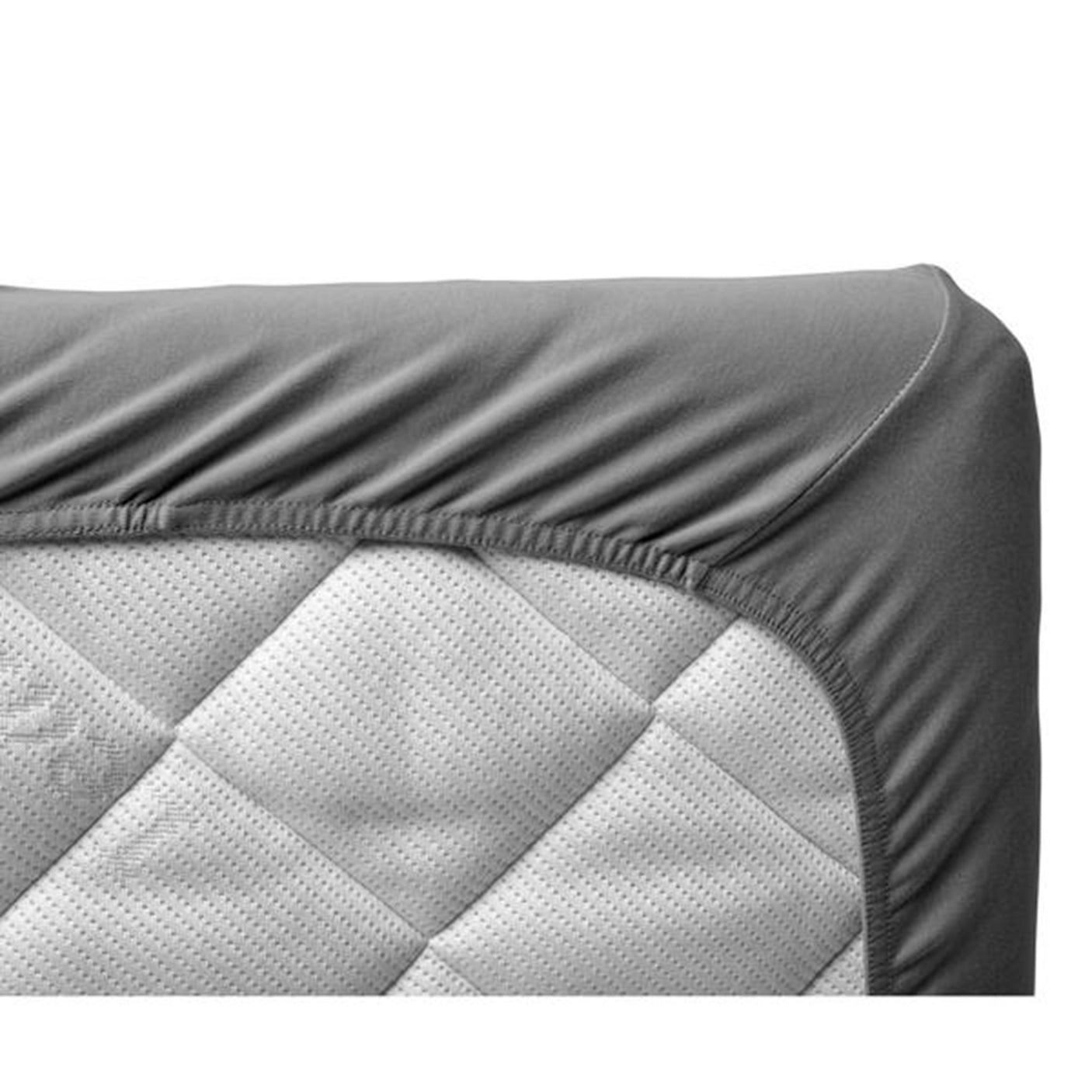 Leander Baby Cot Sheet 2-pack Light Grey