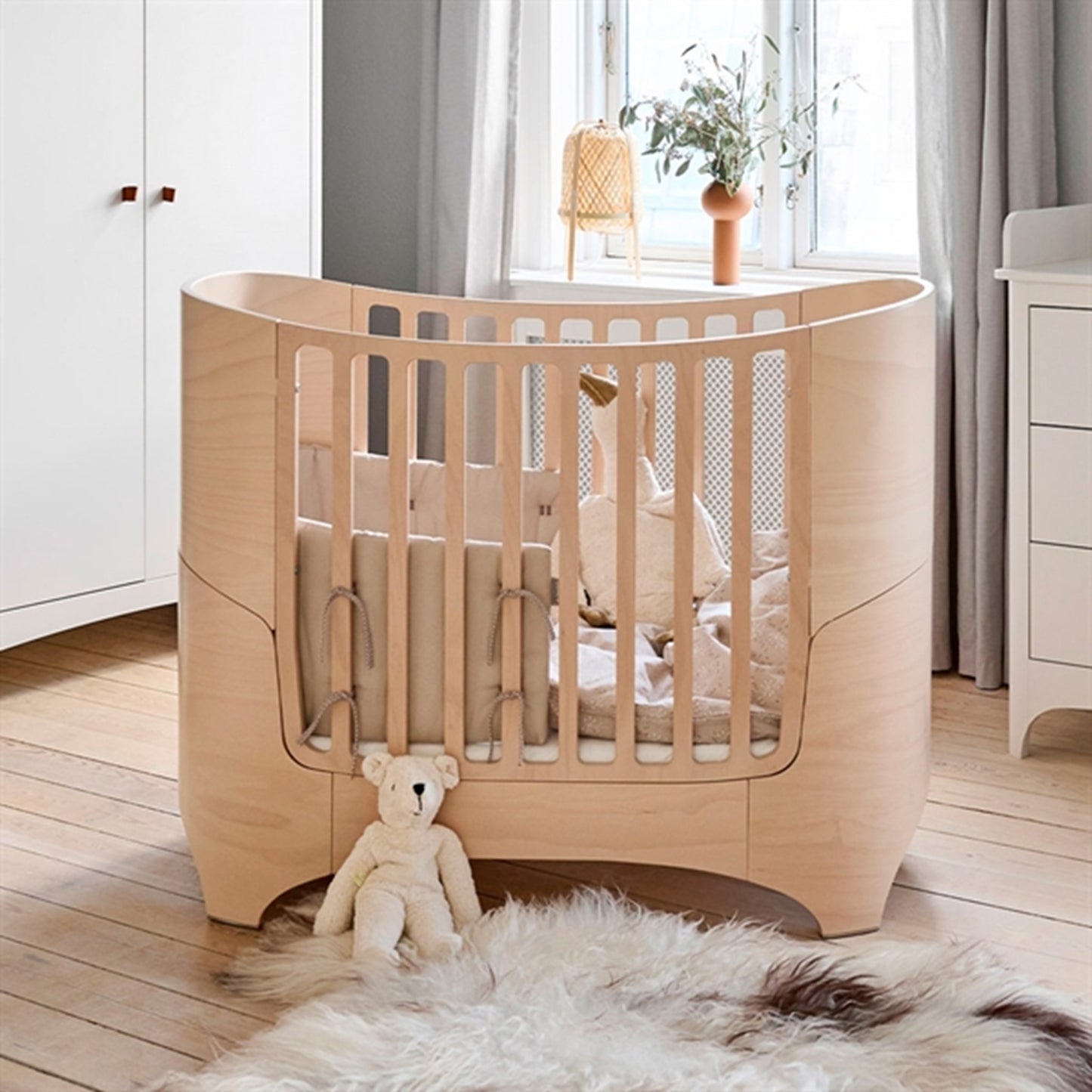 Leander Baby Cot without Matress Whitewash