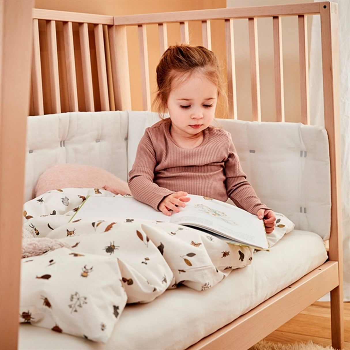 Leander Linea Baby Cot without Mattress Oak