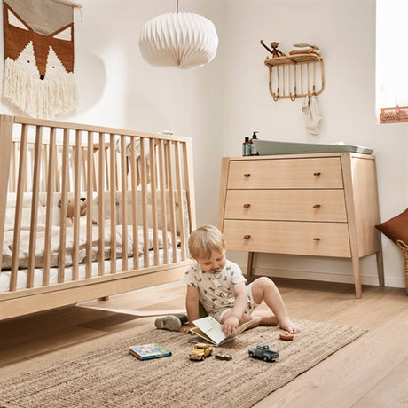 Leander Linea Baby Cot without Mattress Beech