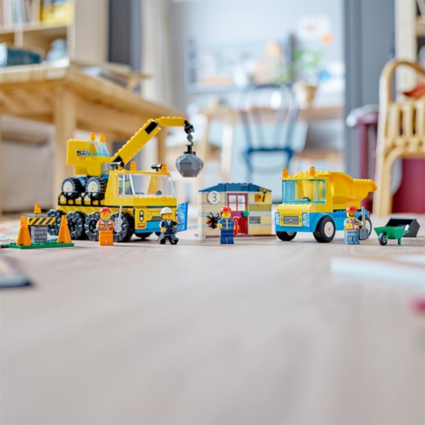 LEGO® City Construction Trucks and Wrecking Ball Crane