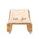 Charlie Crane Levo Baby Rocker Beech Organic White