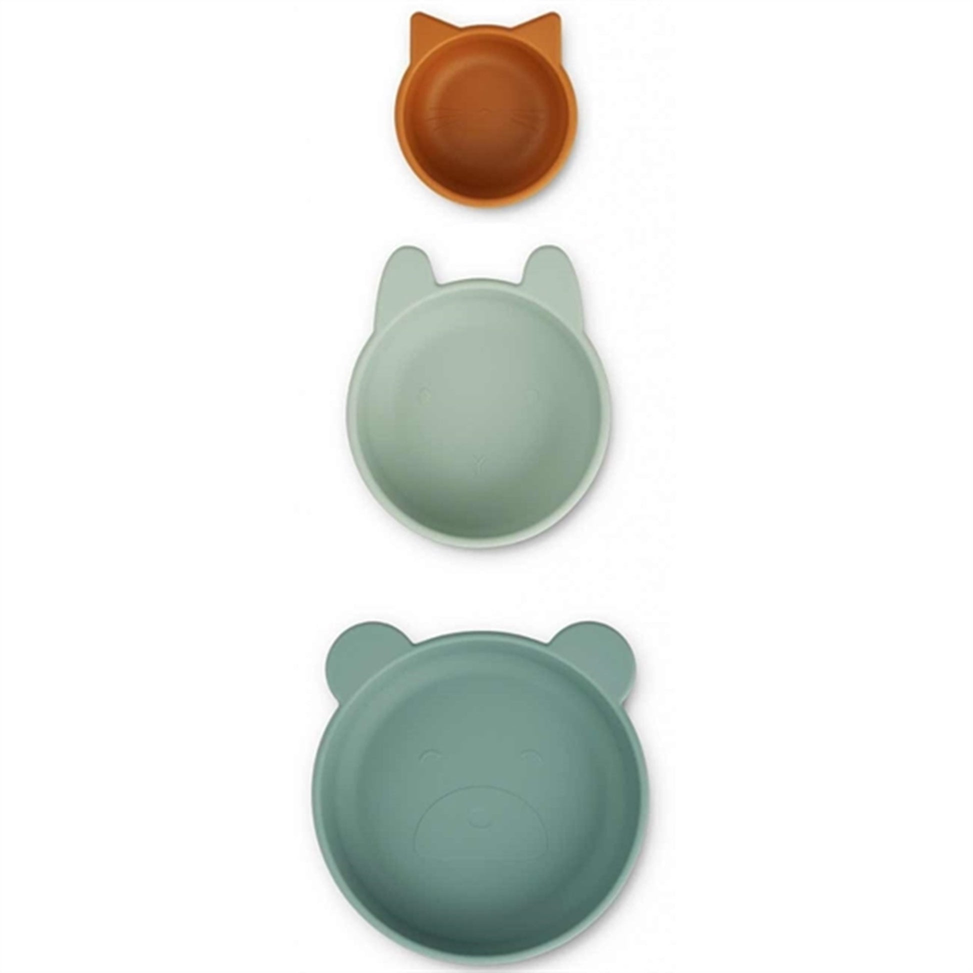 Liewood Eddie Silicone Bowls 3-Pak Peppermint Multi Mix