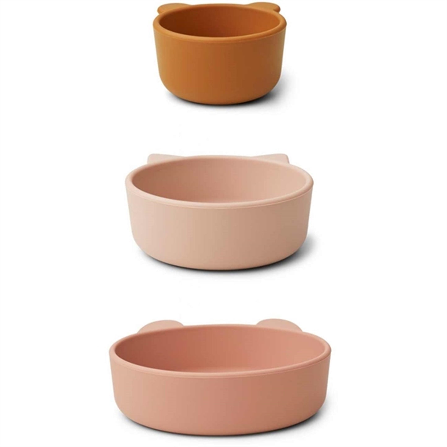 Liewood Eddie Silicone Bowls 3-Pak Rose Multi Mix