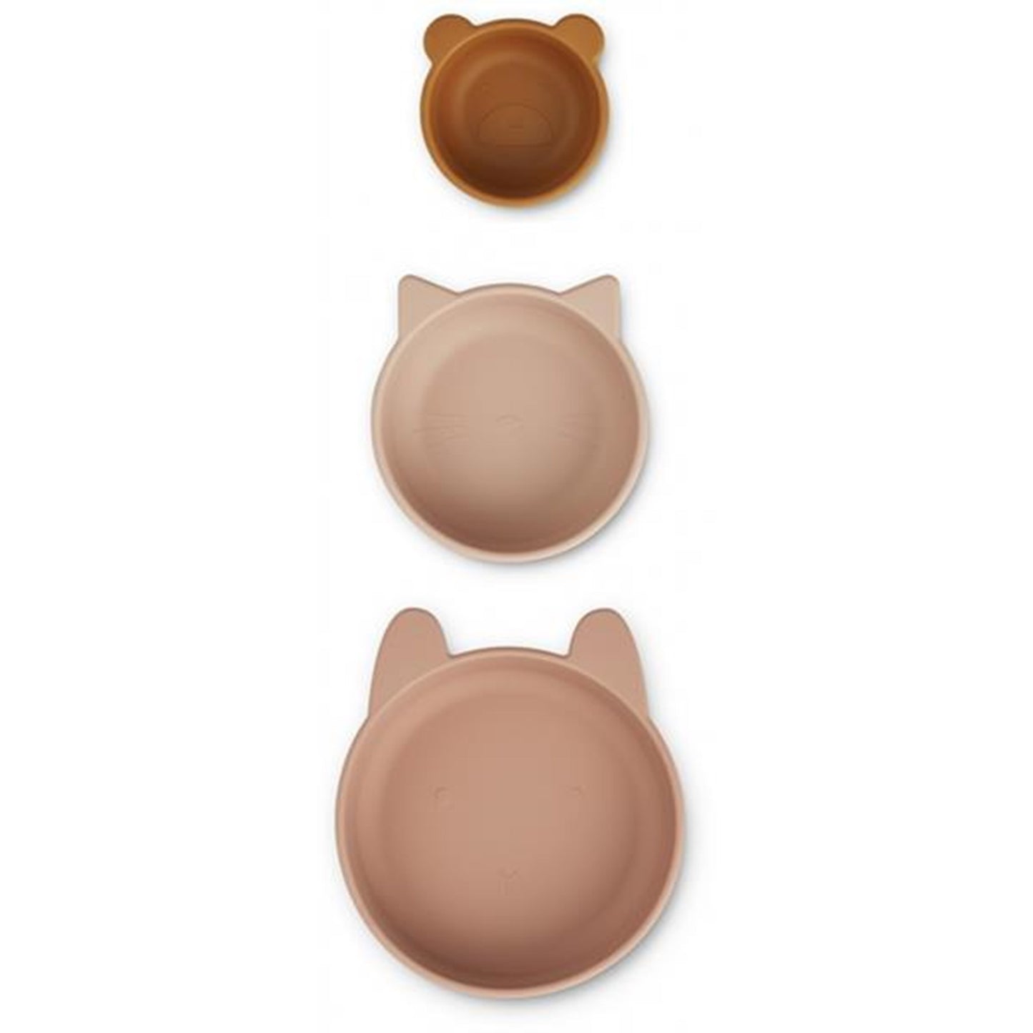 Liewood Eddie Silicone Bowls 3-Pak Rose Multi Mix
