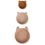 Liewood Eddie Silicone Bowls 3-Pak Rose Multi Mix