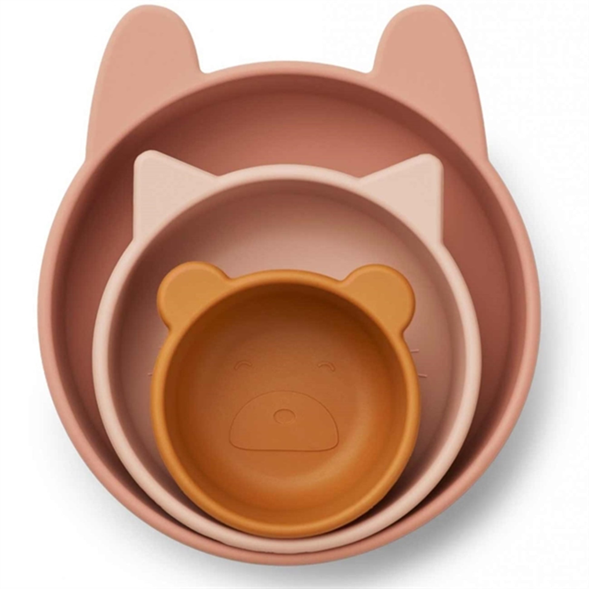 Liewood Eddie Silicone Bowls 3-Pak Rose Multi Mix