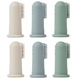 Liewood Simon Finger Toothbrush 6-Pak Peppermint Multi Mix