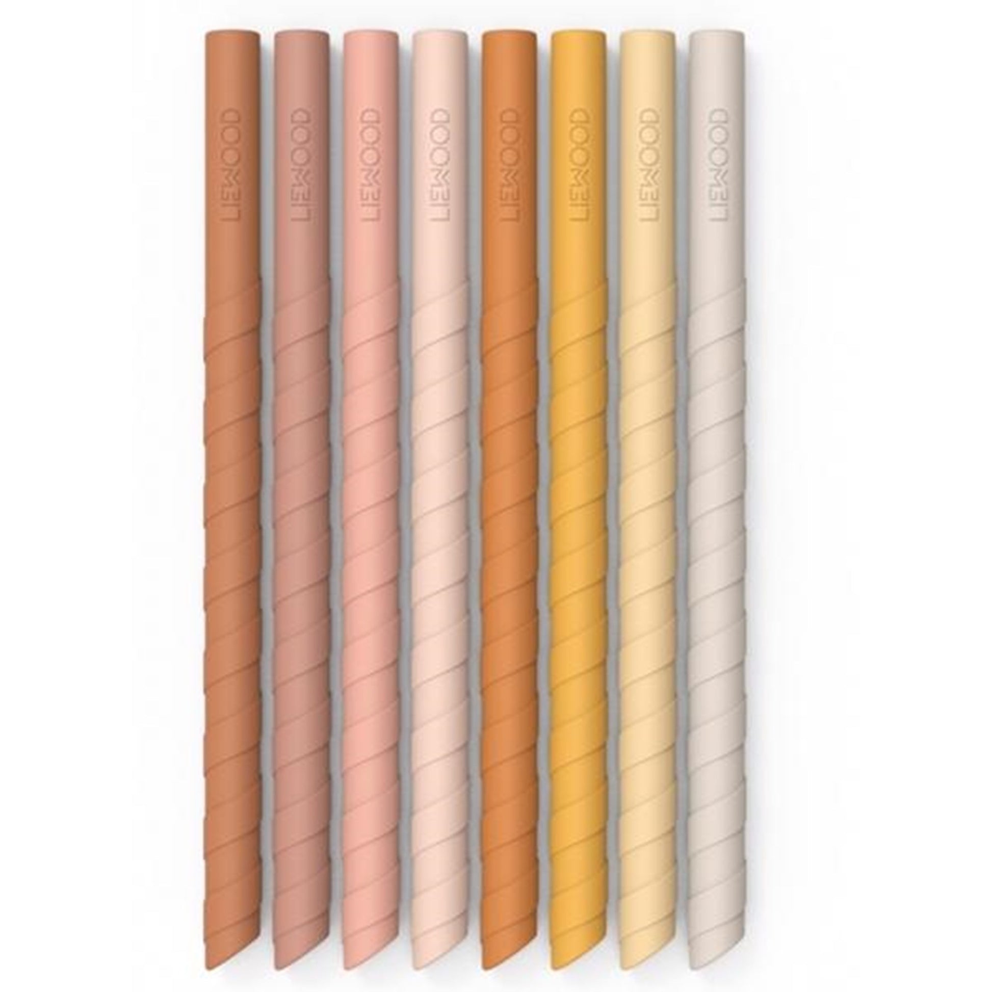 Liewood Zoe Straw 8-Pack Rose Mix
