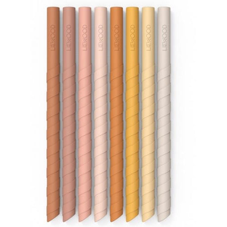 Liewood Zoe Straw 8-Pack Rose Mix
