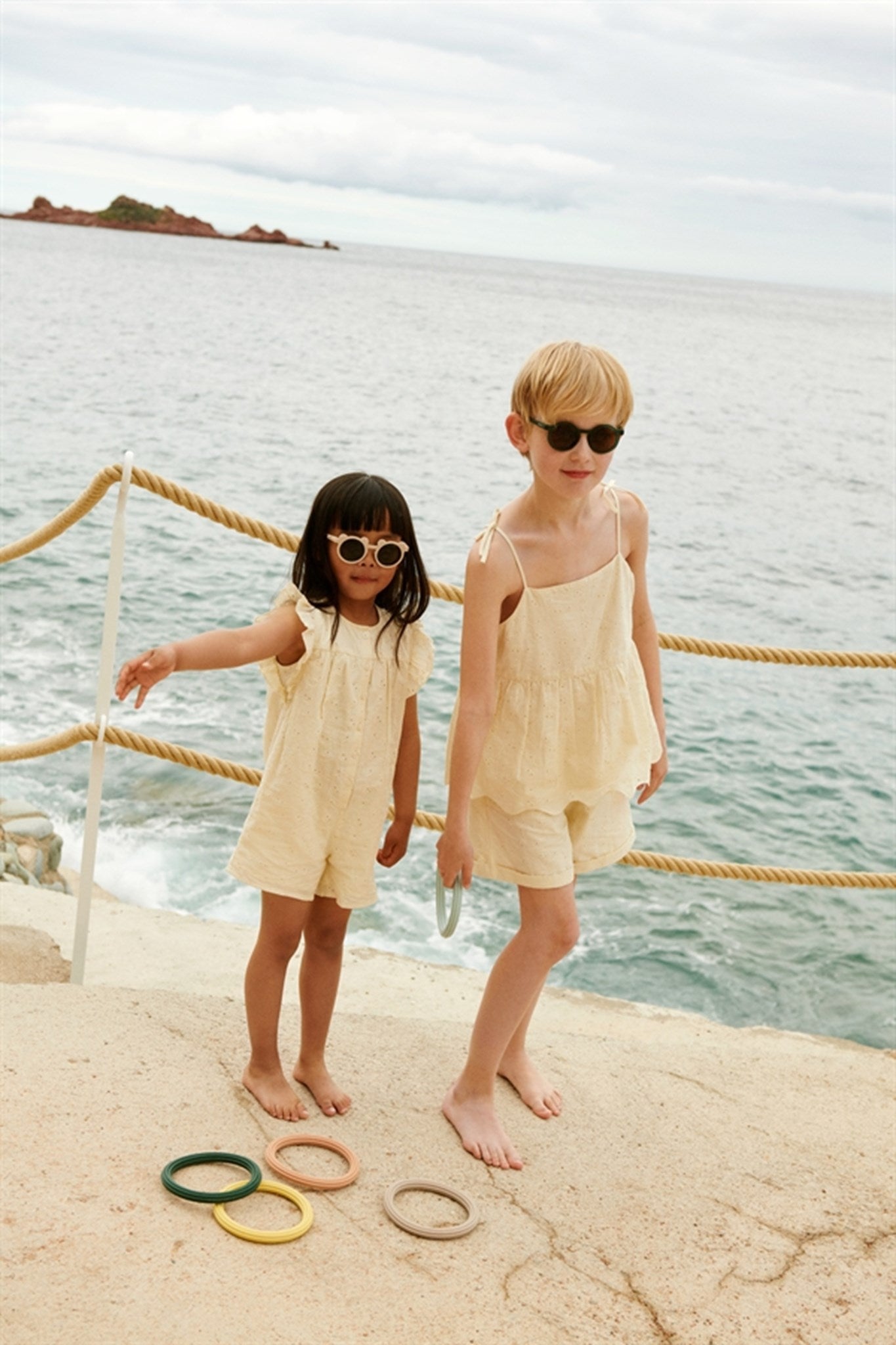 Liewood Cloud Cream Holmfrid Anglaise Jumpsuit