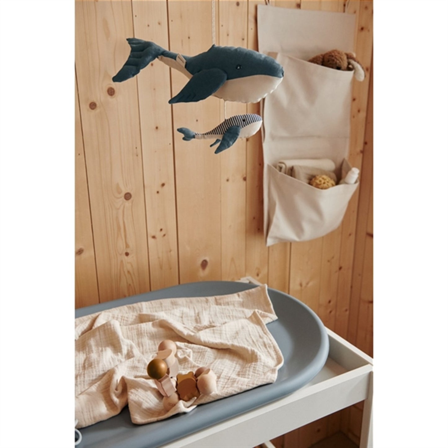 Liewood Cille Changing Mat Blue Fog