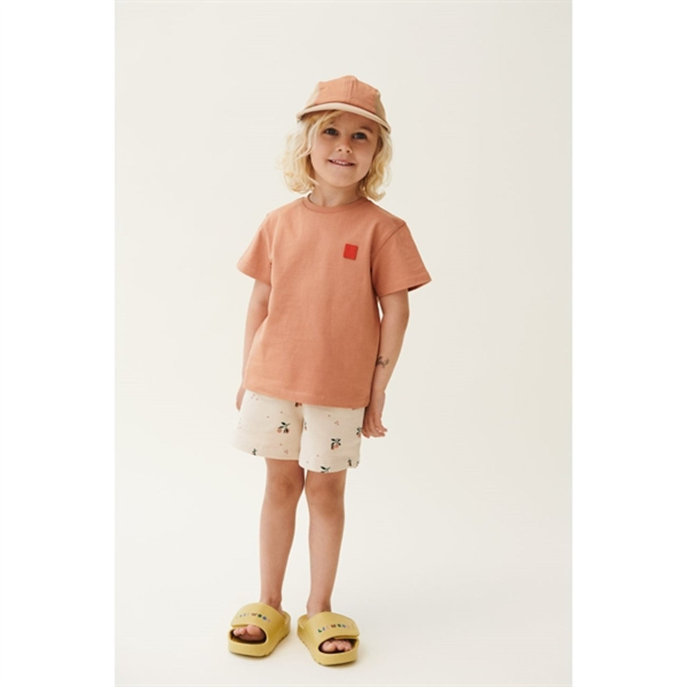 Liewood Peach/Sea Shell Gram Printed Sweat Shorts