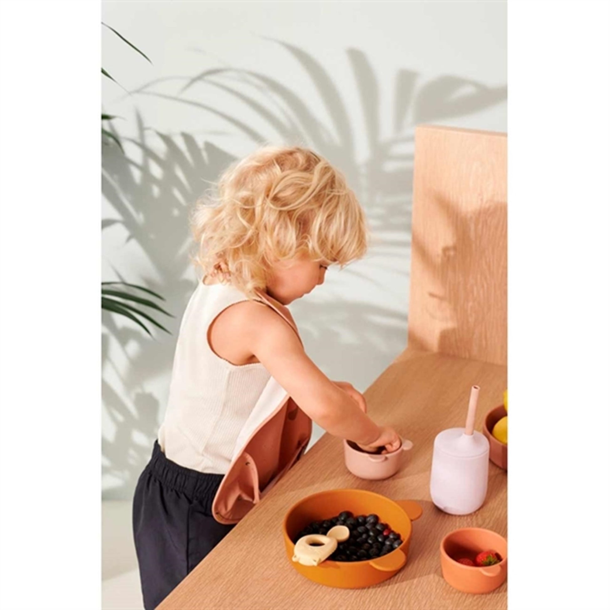 Liewood Malene Silikone Bowls 4-Pack Light Lavender Multi Mix