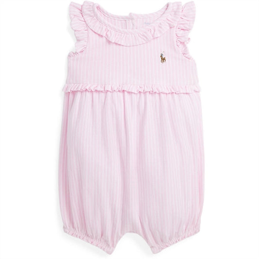 Ralph Lauren Baby Girl Jumpsuit Carmel Pink Multi
