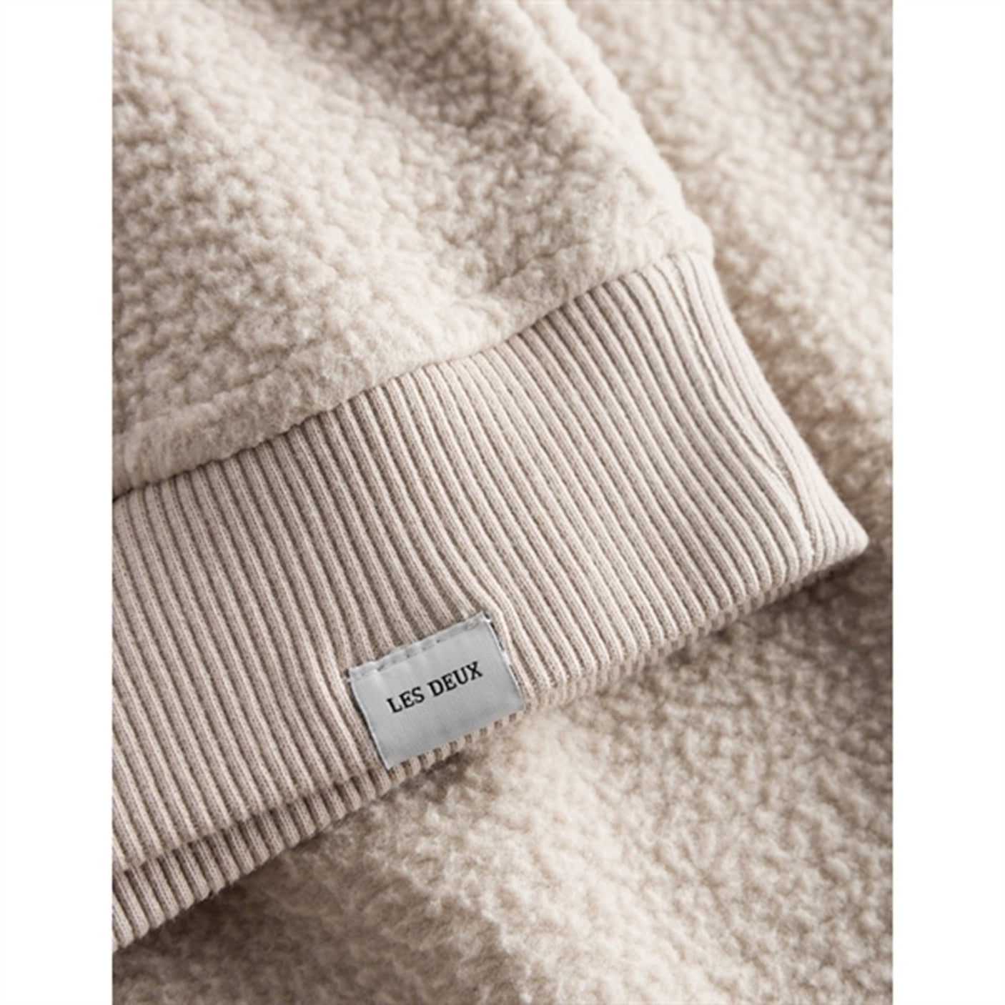 Les Deux Kids Light Sand Duncan Pile Hoodie