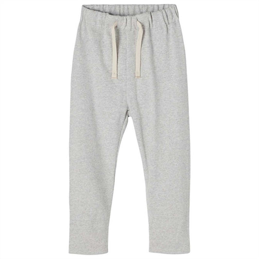 Lil' Atelier Grey Melange Daylin Sweatpants