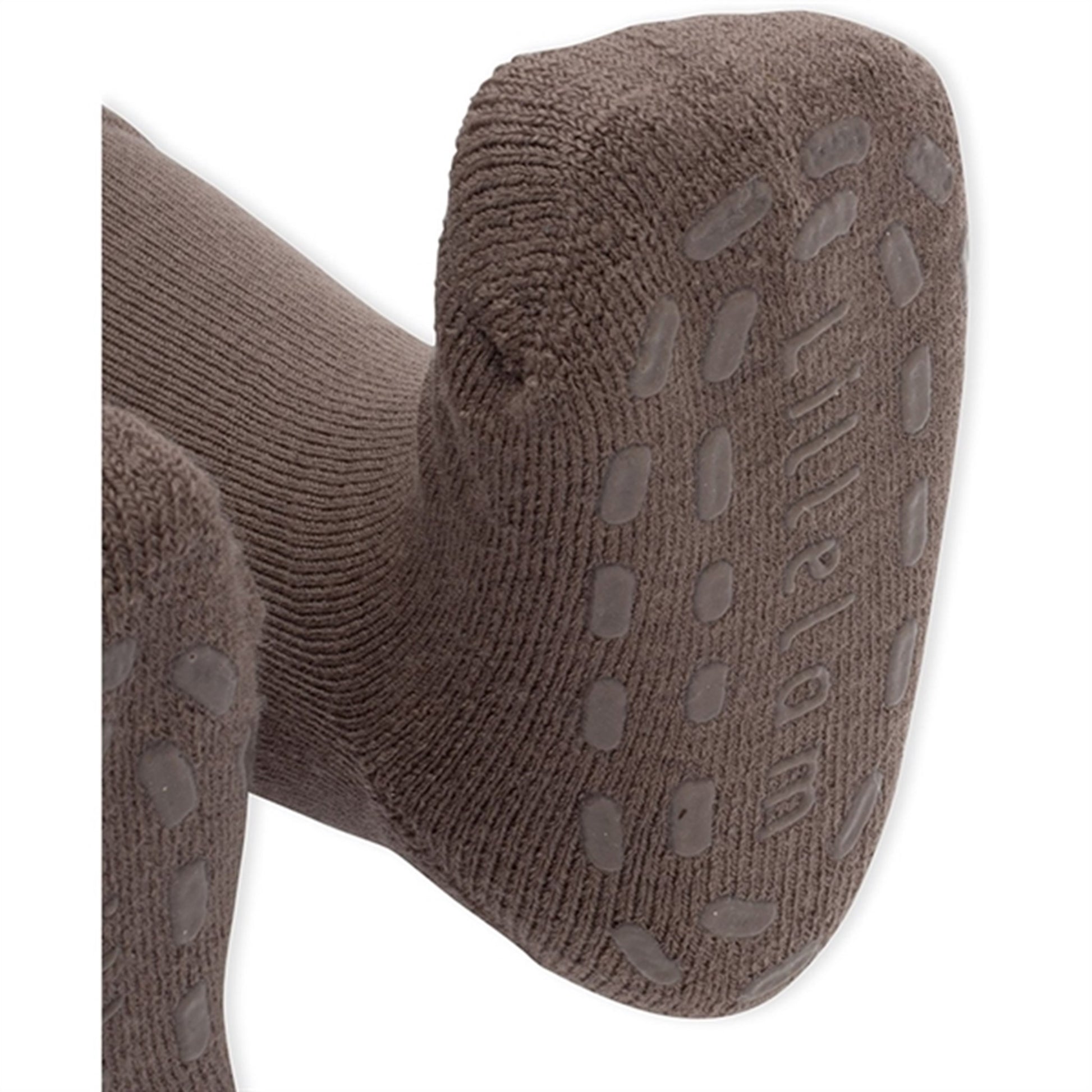 Lillelam Uldstrømpebukser Antiskrid Brun 4