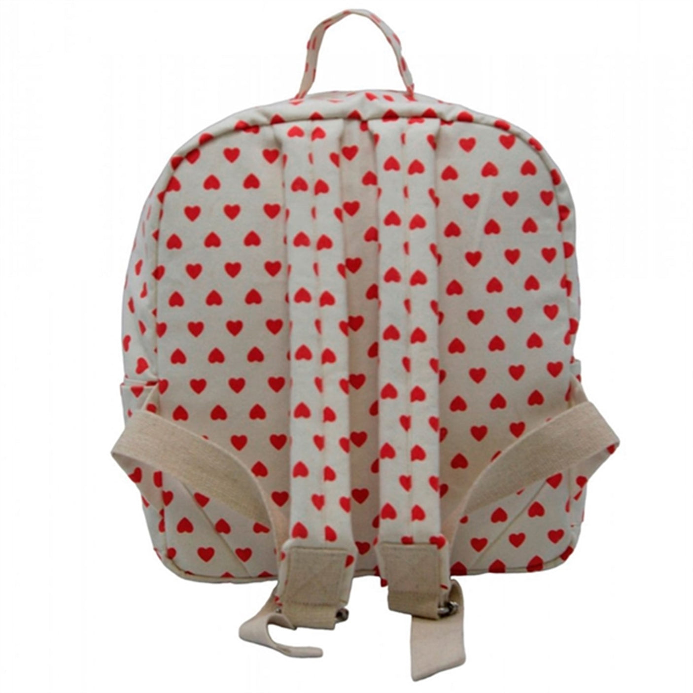 BONTON Red Canvas Backpack Small