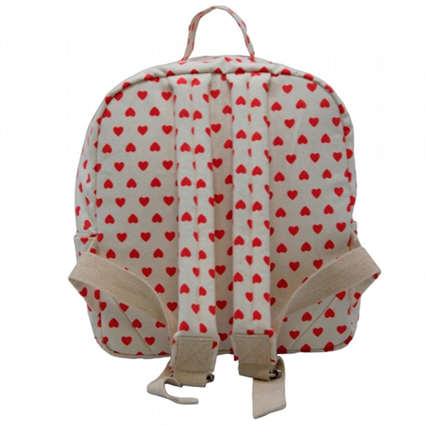 BONTON Red Canvas Backpack Small