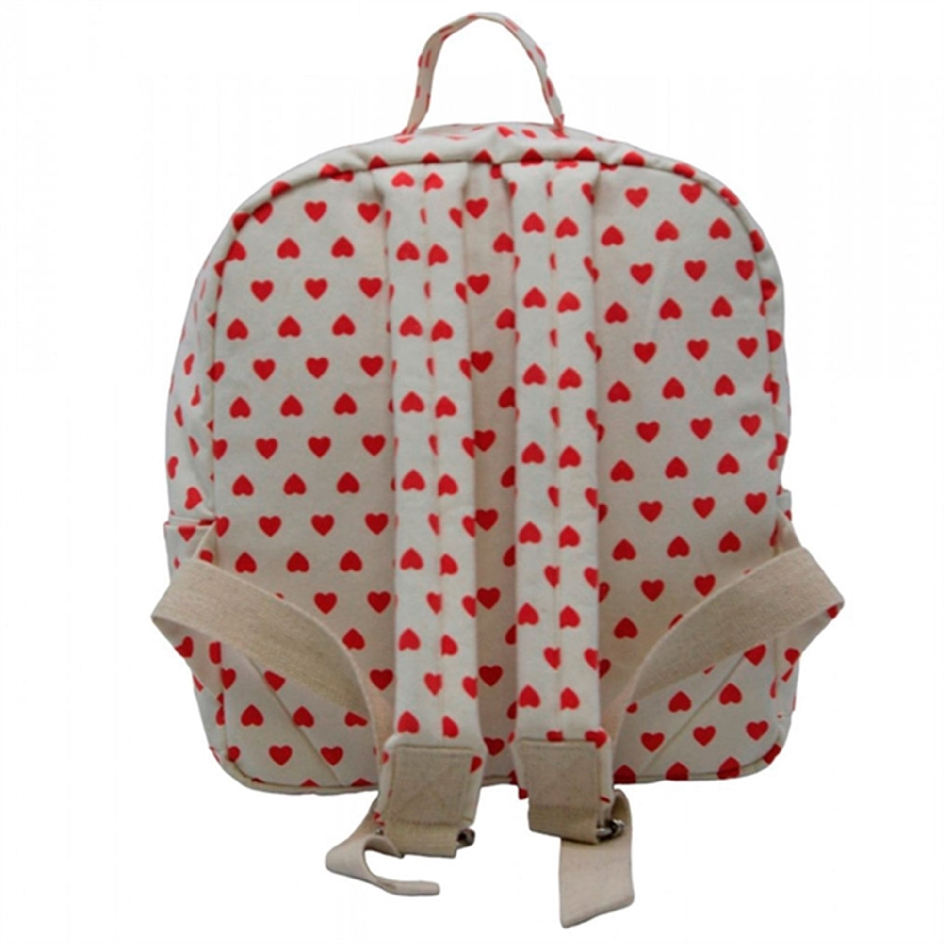 BONTON Red Canvas Backpack Small