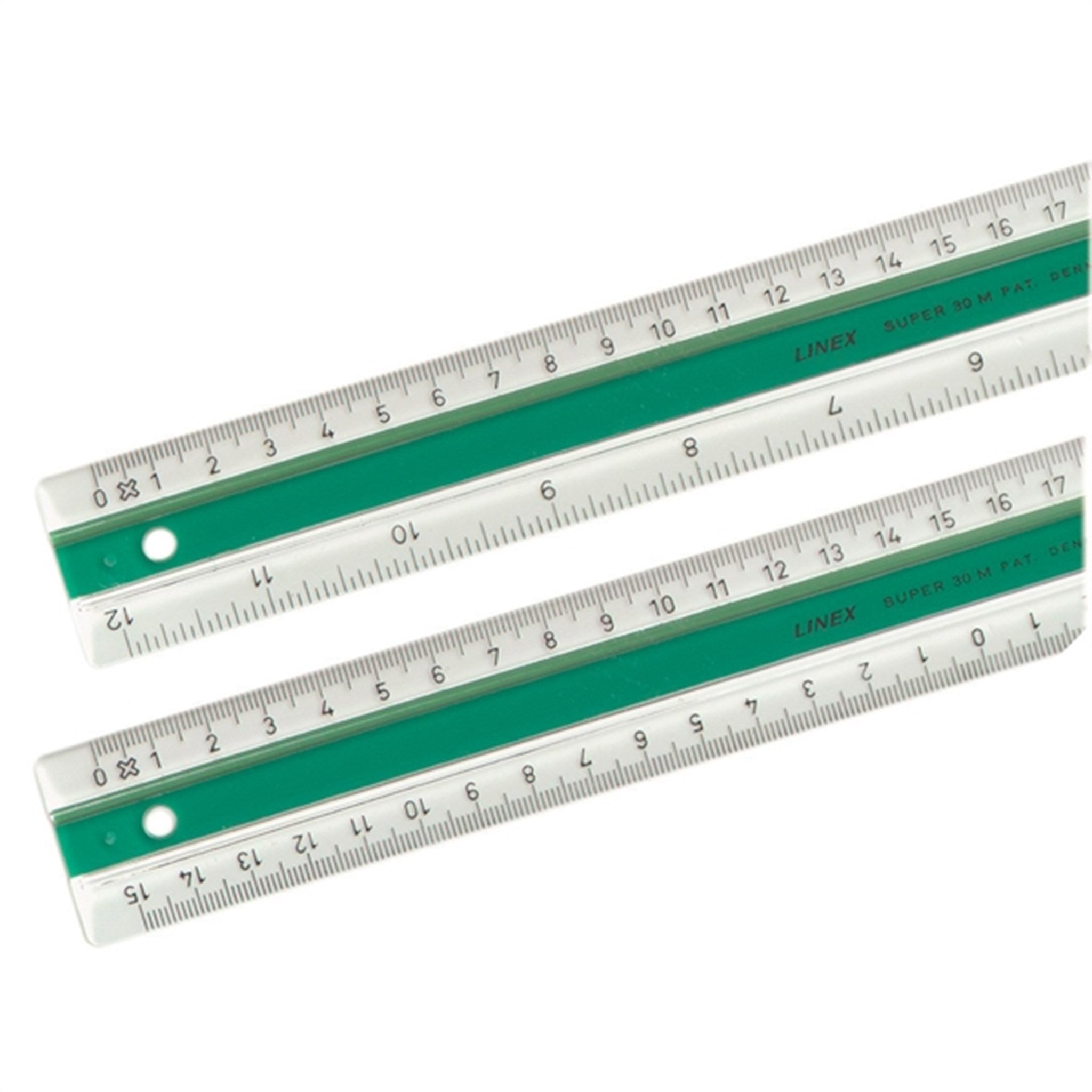 Linex Super Ruler 30 cm S30Mm Green 2