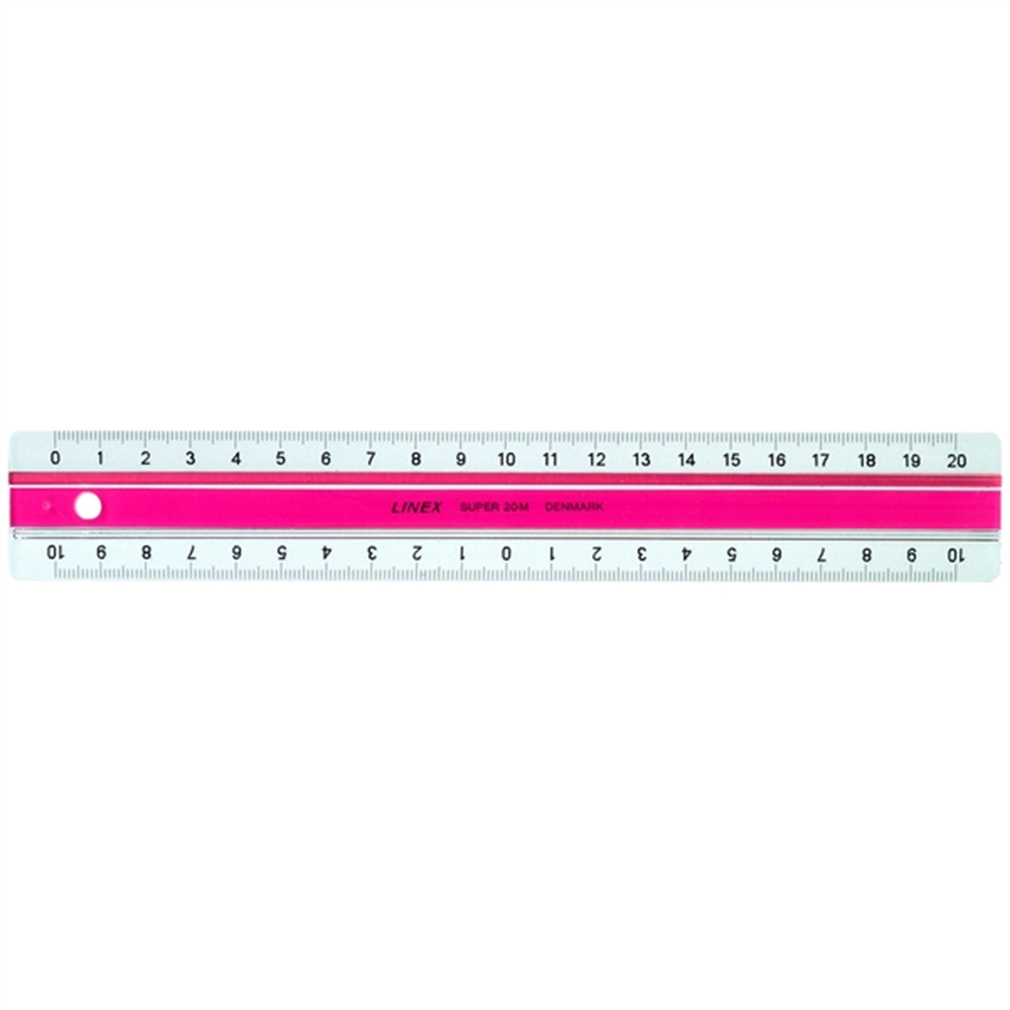 Linex Super Ruler 20 cm S20Mm Pink 2