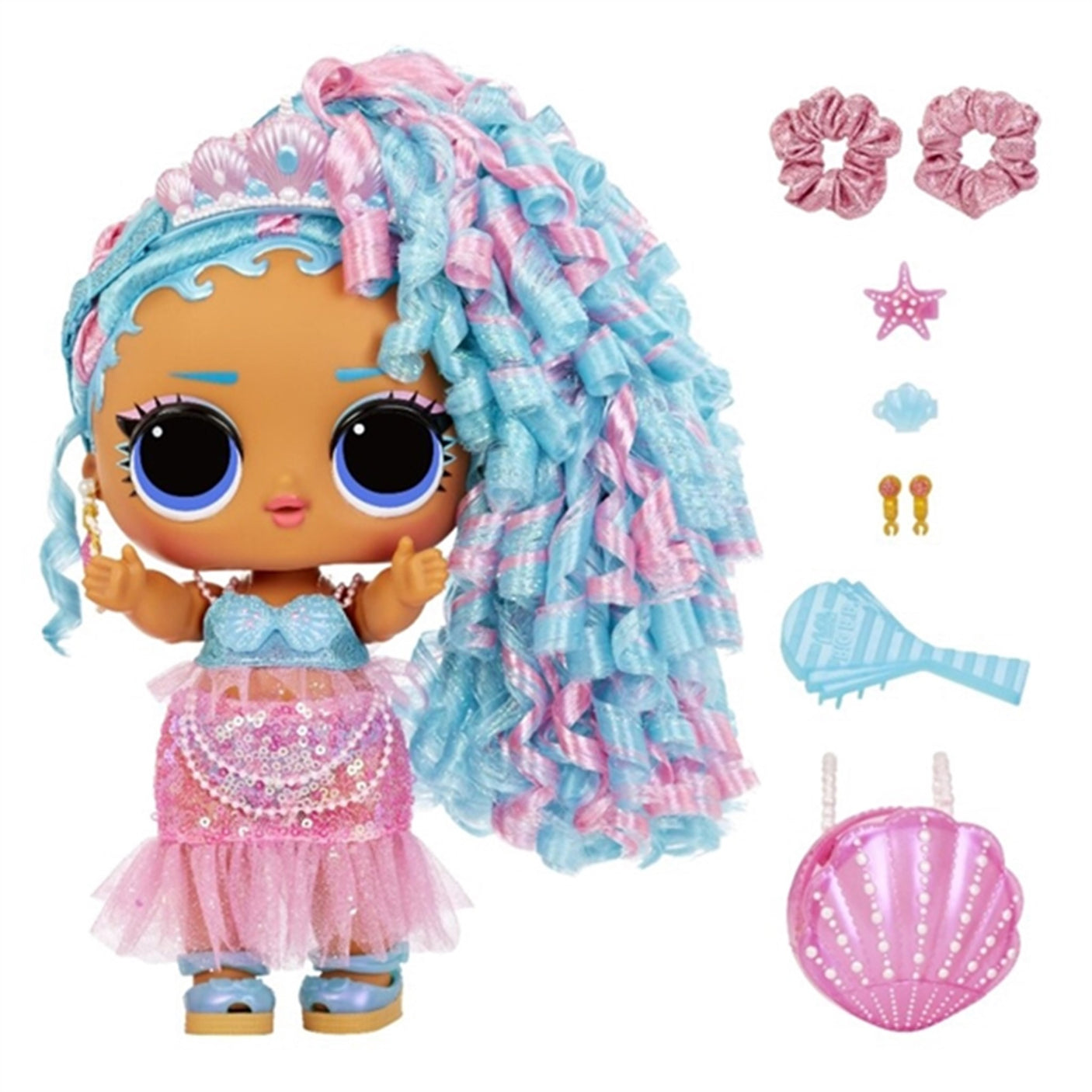 L.O.L. Surprise! Big Baby Hair Hair Hair Doll - Splash Queen