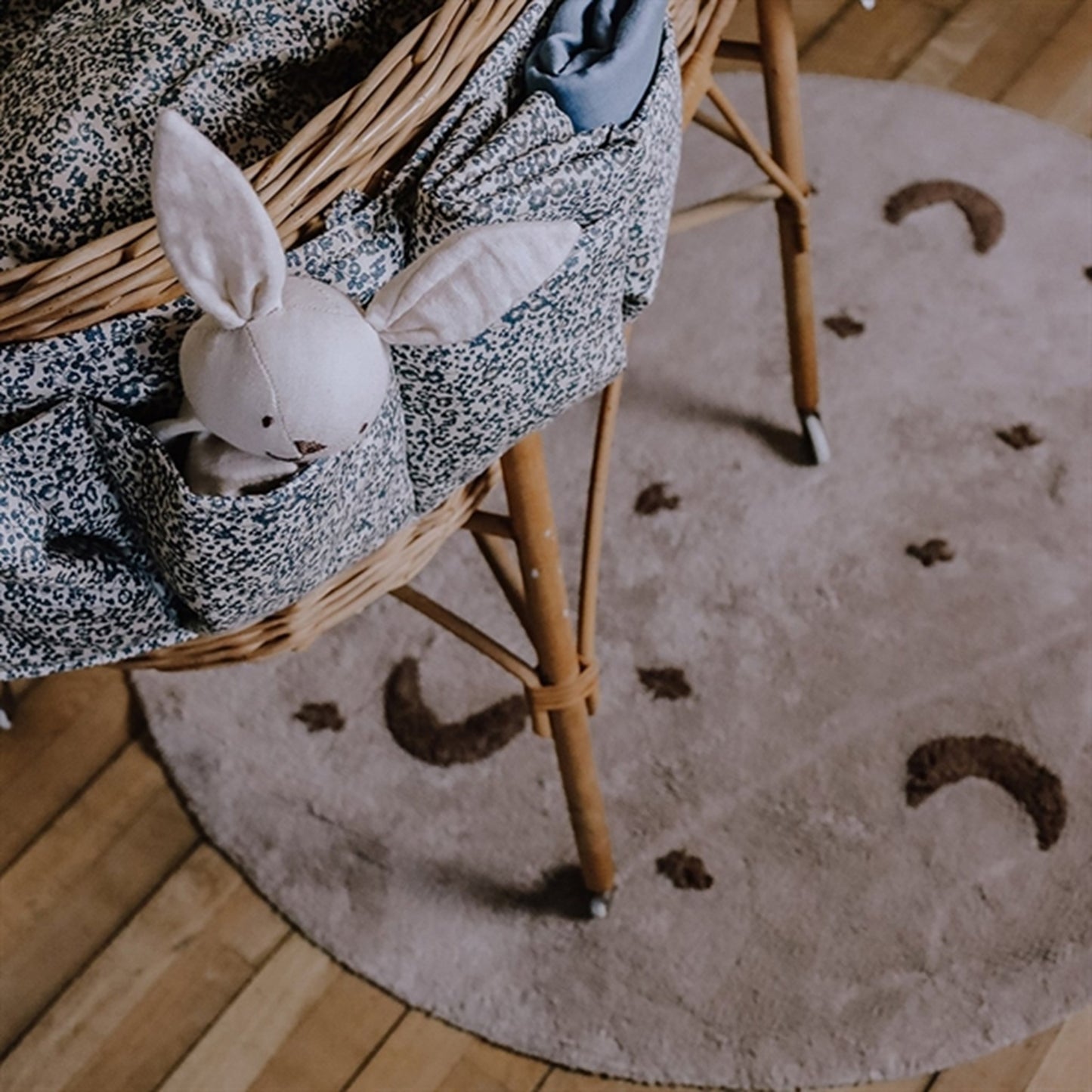 That's Mine Bed Pocket Louis Flores Sandshell/Blue