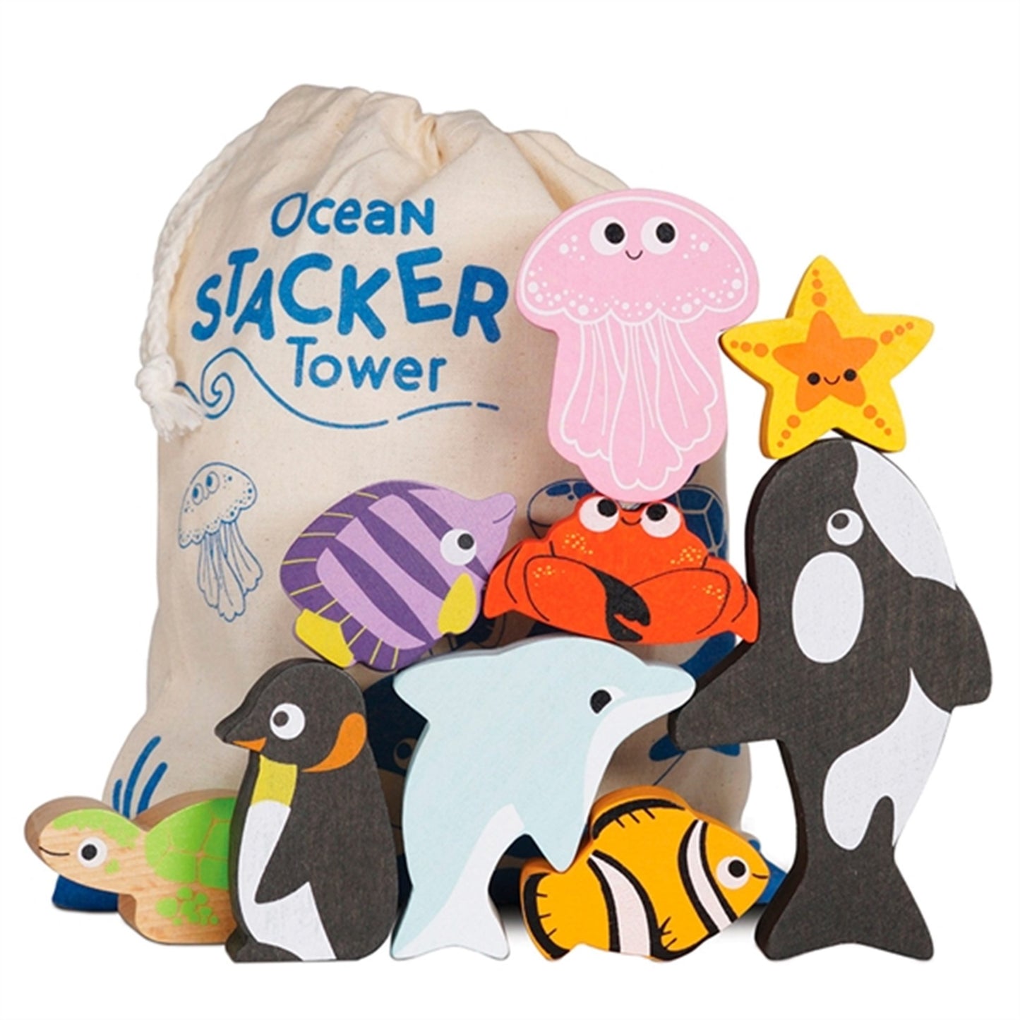 Le Toy Van Stack Animals Sea