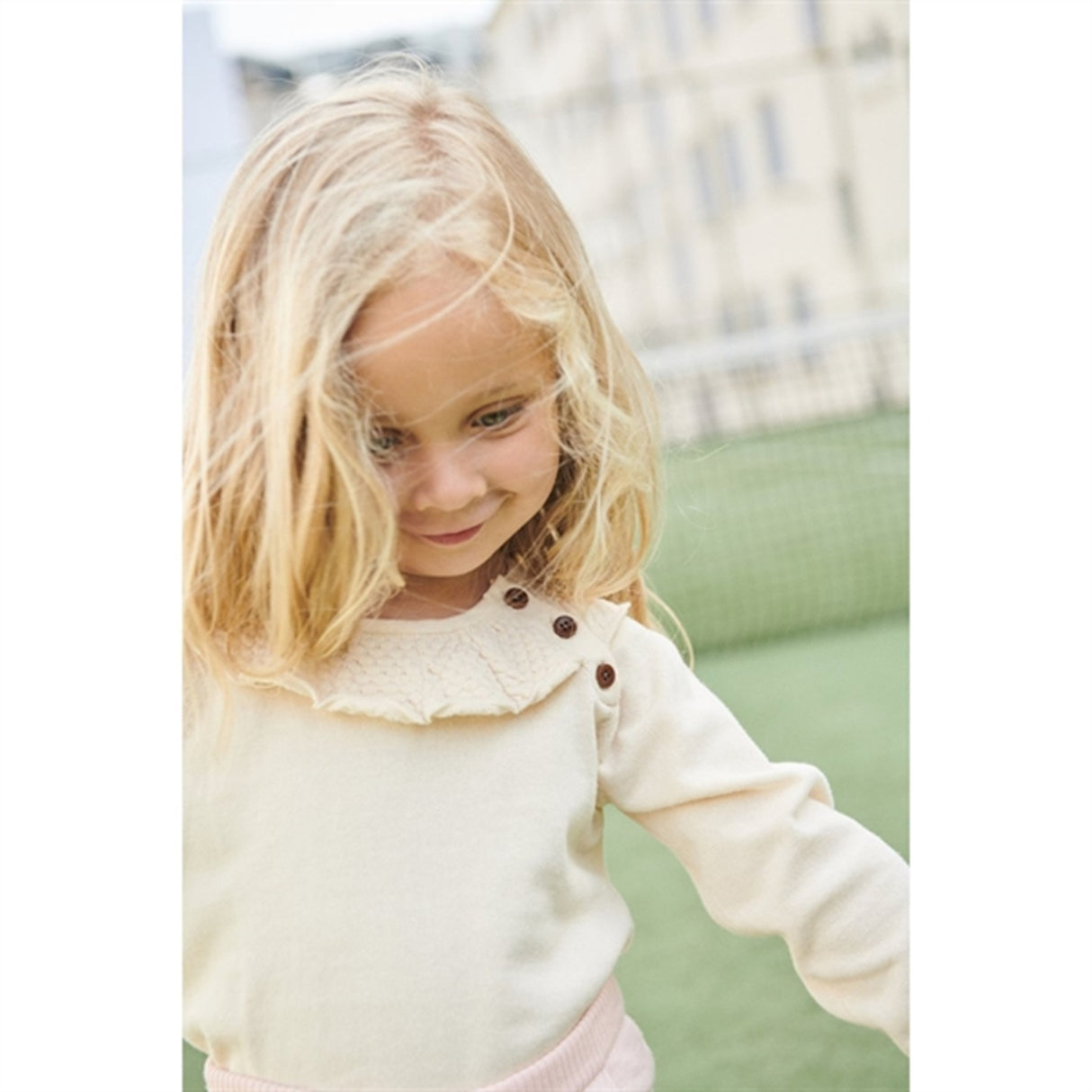 Copenhagen Colors Cream Strik Margueritte Blouse