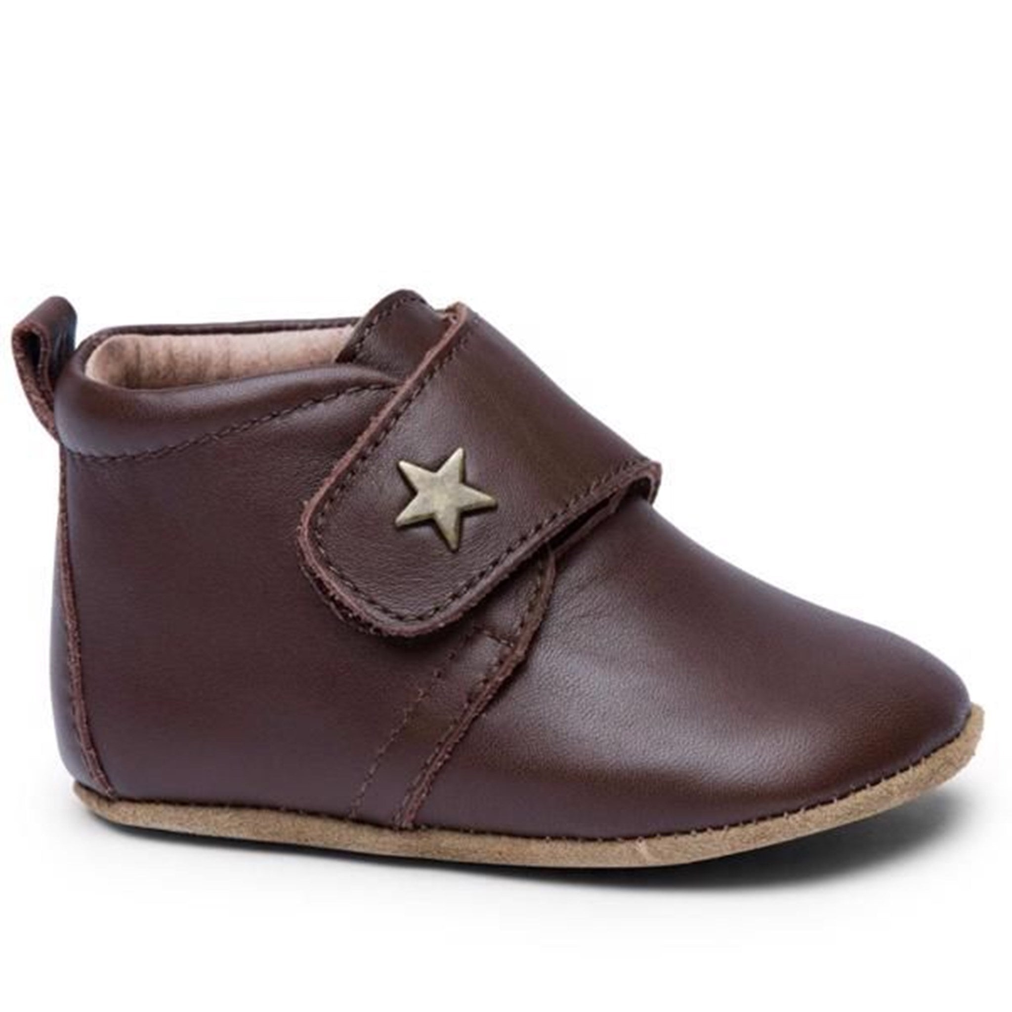 Bisgaard Indoor Shoes Velcro Star 12301 (brown)