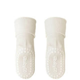 GObabyGO Bamboo Strømper Antislip Offwhite
