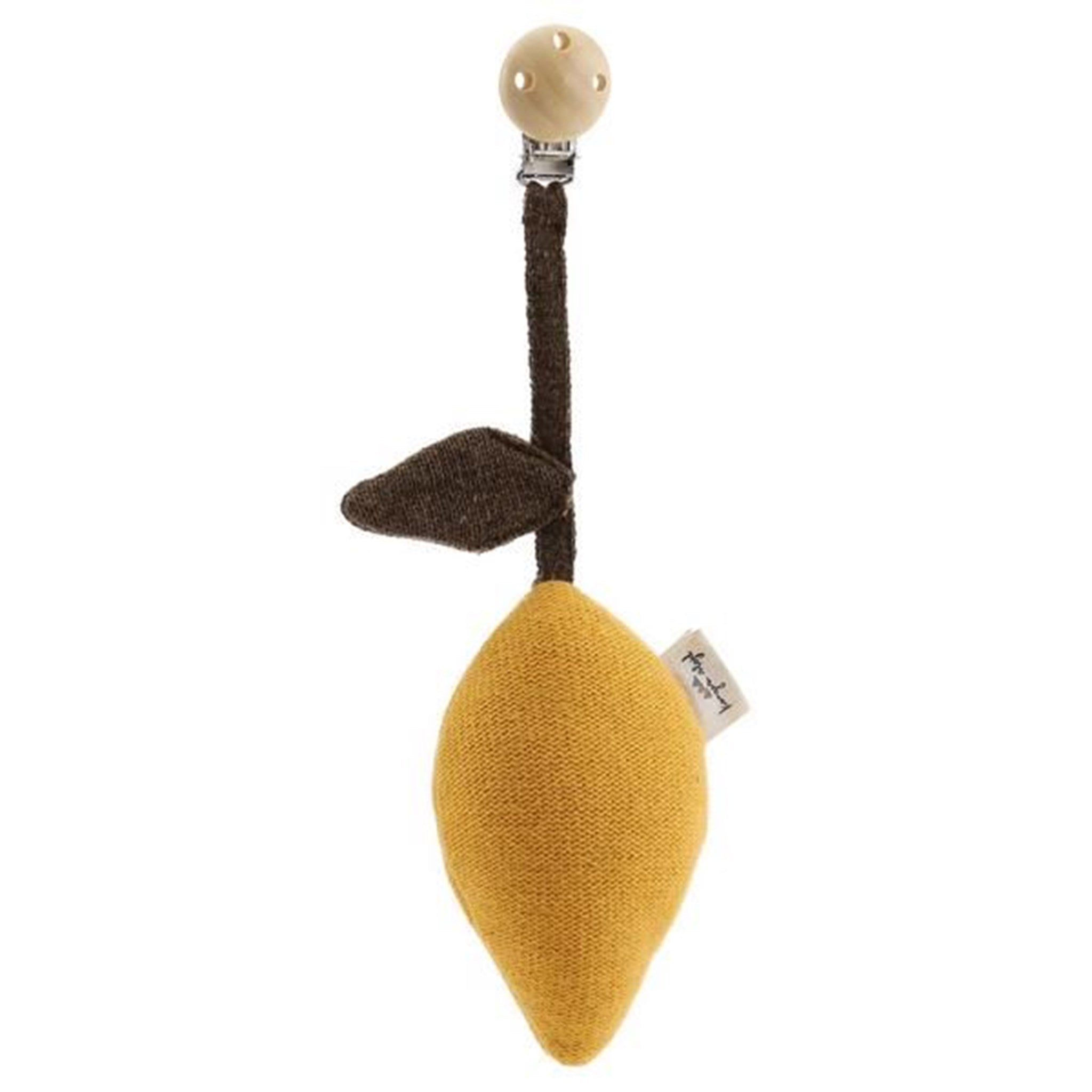 Konges Sløjd Pram Toy Lemon With Bell