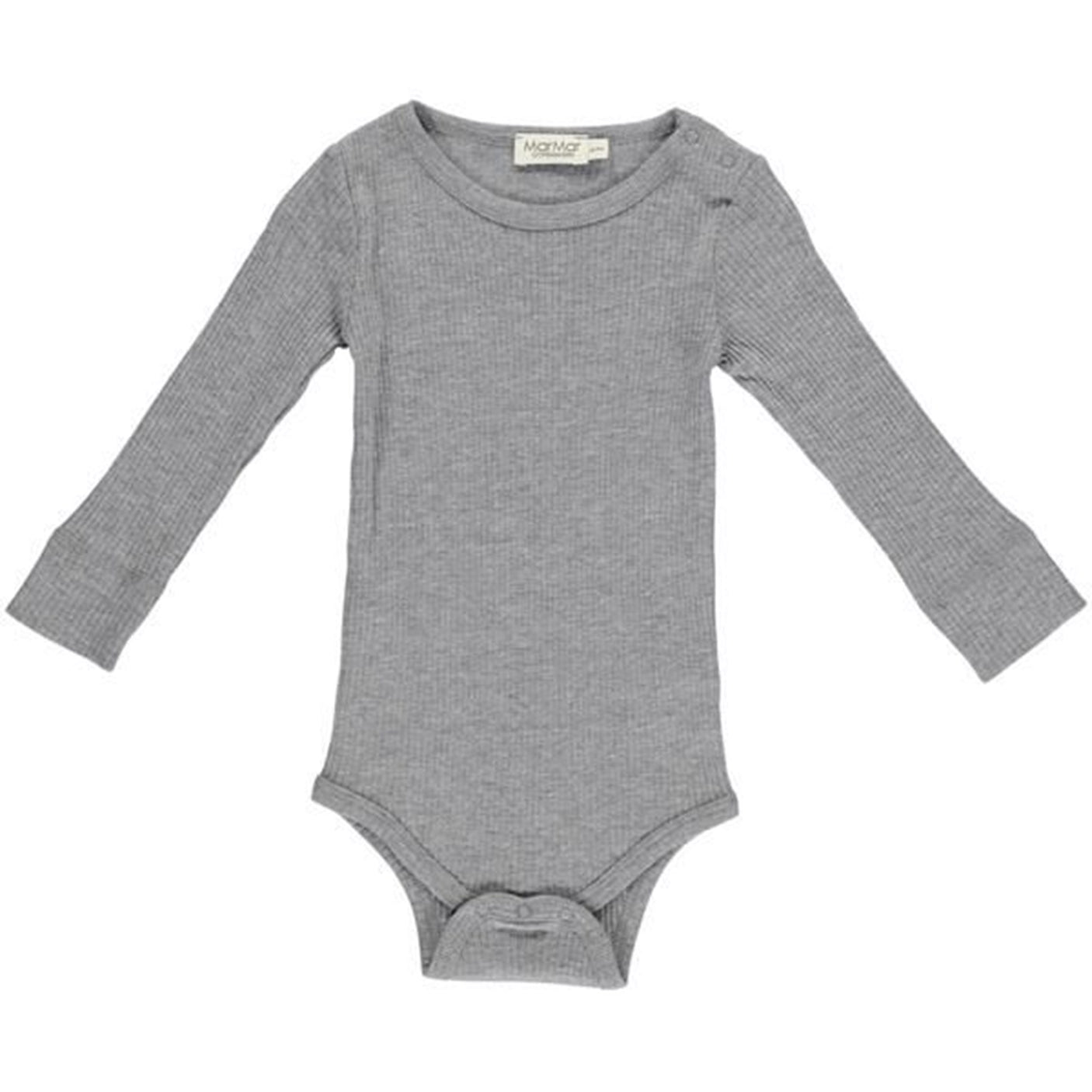 MarMar Modal Body Plain LS Grey Melange