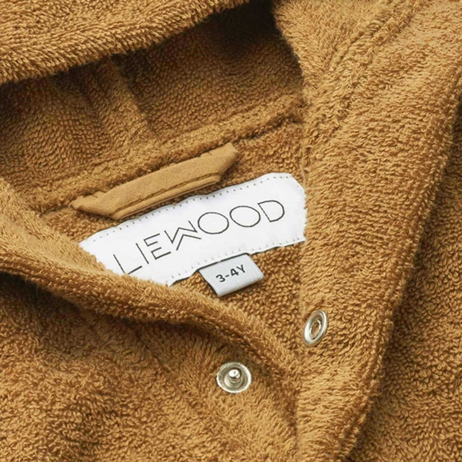 Liewood Lily Bathrobe Mr Bear Golden Caramel