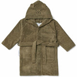 Liewood Lily Bathrobe Mr Bear Khaki