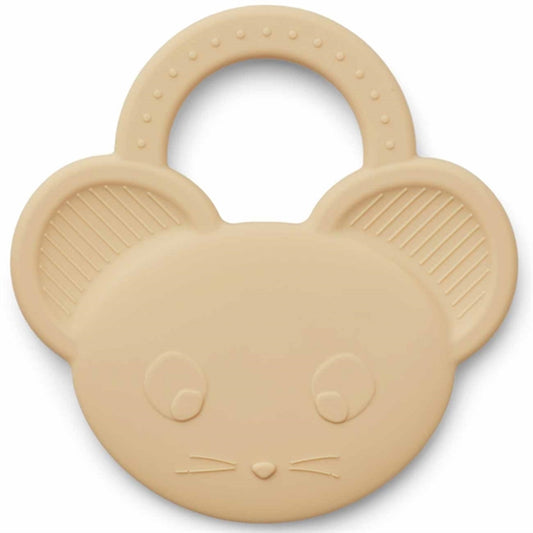 Liewood Gemma Teether Mouse Wheat Yellow