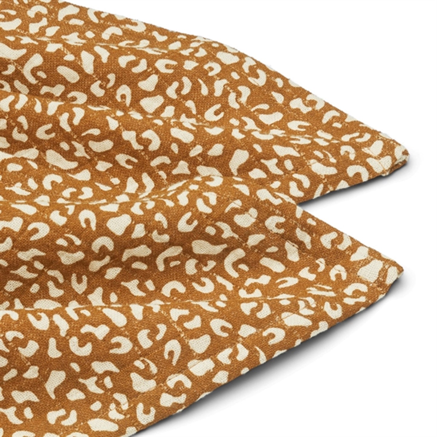 Liewood Lewis Muslin Cloth 2-pack Mini Leo/Golden Caramel